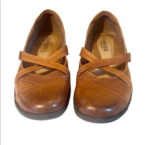 Cobb Hill by New Balance Criss Criss Brown Leather Flats Size 10M